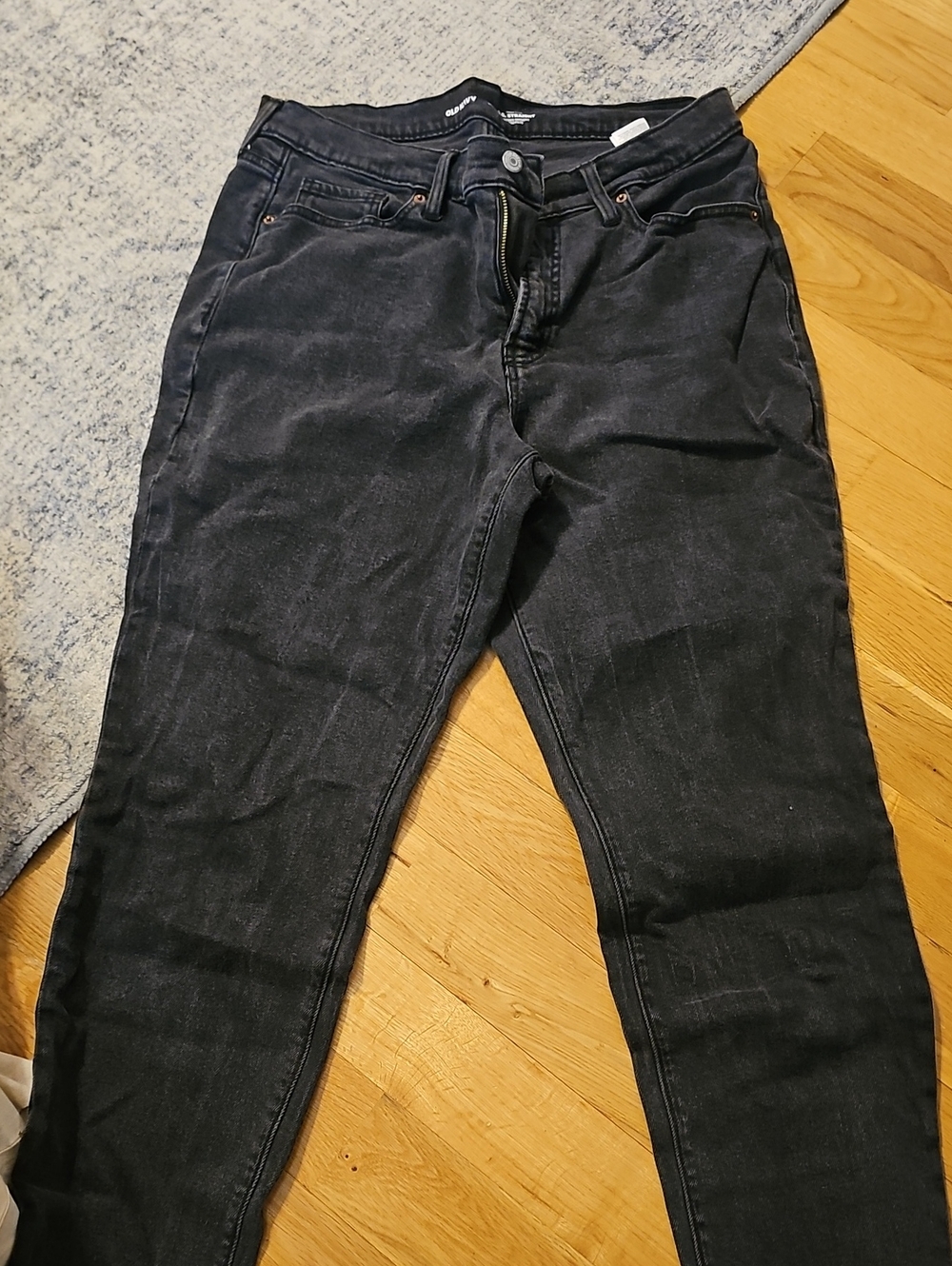 Old Navy OG Straight High Rise Black Women’s Jeans